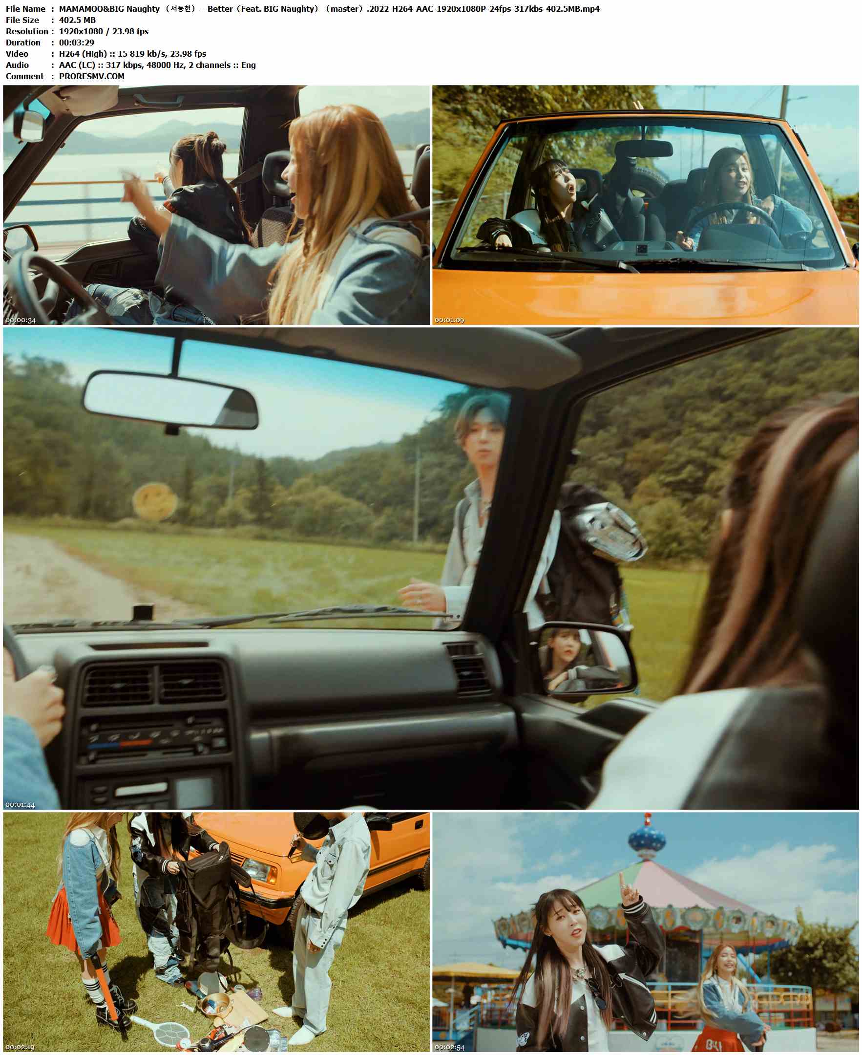 MAMAMOO&BIG Naughty （서동현） - Better（Feat. BIG Naughty）（master）.2022-H264-AAC-1920x1080P-24fps-317kbs-402.5MB官方MV_高清MV